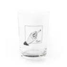 岡 はづきの3番目の王子の嗜好 Water Glass :front