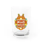 165の店のLOGO B　【FUNNY MERRY PARTY】 Water Glass :front