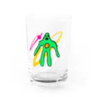 おおたの売り場の緑のバケモン Water Glass :front