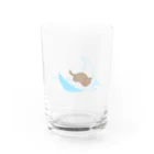 ばぶのねことまんた Water Glass :front