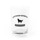 onehappinessのフラットコーテッドレトリバー  ONEHAPPINESS Water Glass :front