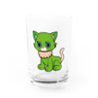 インターネット露店のグリーンキャット Water Glass :front