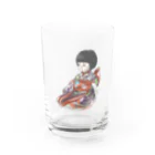 西洋人形館　＠かなでの彦舎の市松人形　聖（ひじり） Water Glass :front