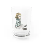 西洋人形館　＠かなでの彦舎のおすわりブリュ　パステル Water Glass :front