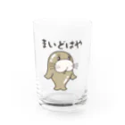 ＠sakedonの富山弁キャラクター「キトキトド」 Water Glass :front