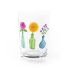 mi. （エムアイドット）のflowers Water Glass :front