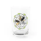 梅咲イラストワークの和猫じゃらし Water Glass :front