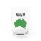 かっぱコーヒーの福島・オーストラリア撹乱シリーズ Water Glass :front