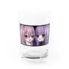 纈珠✝︎のニコイチ✌️ Water Glass :front