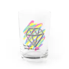 a-stilbe (アスチルベ)の貴方の人生も宝石の様に輝いています Water Glass :front