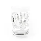 カリガリ亭のスケッチのコラージュ３ Water Glass :front