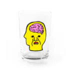 右手リアンうめもと公式の人体の不思議くん Water Glass :front