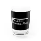 VJ堕天使さんの物販のFallen-Angel_R-Kロゴグッズ Water Glass :front