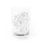 犬神小屋の九尾 Water Glass :front