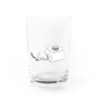 Hydrangea(仮)のねむねむこたつ Water Glass :front