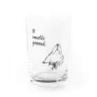 くろの時間の裏っかわ Water Glass :front