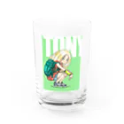 nekoのグッズスタジオの緑のトッコちゃん Water Glass :front