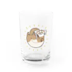 M&Bworksたかむらすずなのいたち仏さま　バタースコッチ Water Glass :front