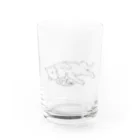 はるさめ商店の酔猫 Water Glass :front
