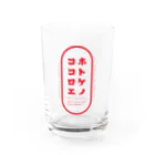 ホトケノココロエのホトケノココロエ_T-D_red Water Glass :front