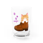 SU-KUのI can't beat sleep Ⅱ Water Glass :front