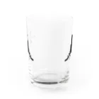 ハチワレ猫　ハチのお店のハチワレ猫　ハチ　グラス Water Glass :front