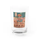 メルヘン倶楽部のレトロなクレープ屋さんの看板娘 Water Glass :front