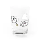 トシゾーのSUZURIのとこのモチゾーズ Water Glass :front