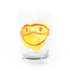 sakanamiのフトアゴbaby - orange Water Glass :front