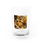 water art shop IGARASHIYAの※サイン付き「哀愁」 Water Glass :front