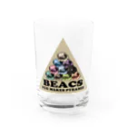 BEACSのピラミッドパグ Water Glass :front