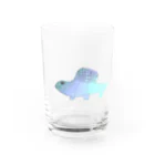 真奈美の恐竜くん Water Glass :front