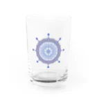 叶望の雪の結晶グラス Water Glass :front