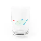 ワンモナイトのウマヅラハギ？ Water Glass :front