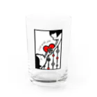 ❤Loveちゃんshop❤の愛のフードドライブちゃん〜Live with you〜 Water Glass :front