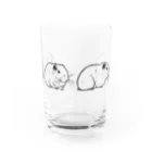 ねずりすSHOPの４面グンディ Water Glass :front