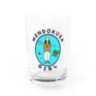 Diggin' the Donuts'のMENDOKUSA girl Water Glass :front