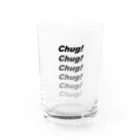 髙襟Bacchusのchug! Water Glass :front