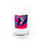 大寒波露営のThe Slit-Mouthed Woman Water Glass :front