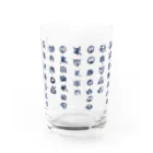 WAMI ARTのサツサつづ歌 Water Glass :front