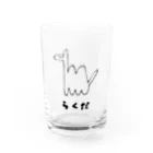 おかしやのらくだくん Water Glass :front