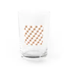 のんびり屋さんのハム千鳥柄 Water Glass :front