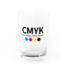 現役デザイナーが作る気ままショップのCMYKグッズ Water Glass :front