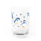 satomimitsukiのDes Pingouins~ペンギン達～ Water Glass :front