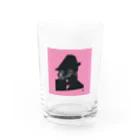 aoのX pink Water Glass :front