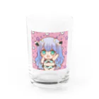 ゆきんこのお店SUZURI支店のセクシー牛ちゃん Water Glass :front