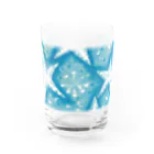 hal+ Harumi Niwanoのbaby blue star Water Glass :front