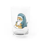 mofusandのサメにゃん Water Glass :front