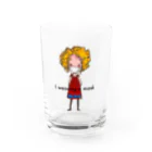 Coupsクーズのマスクガール Water Glass :front