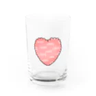 NukoNukoのUSHIハート Water Glass :front